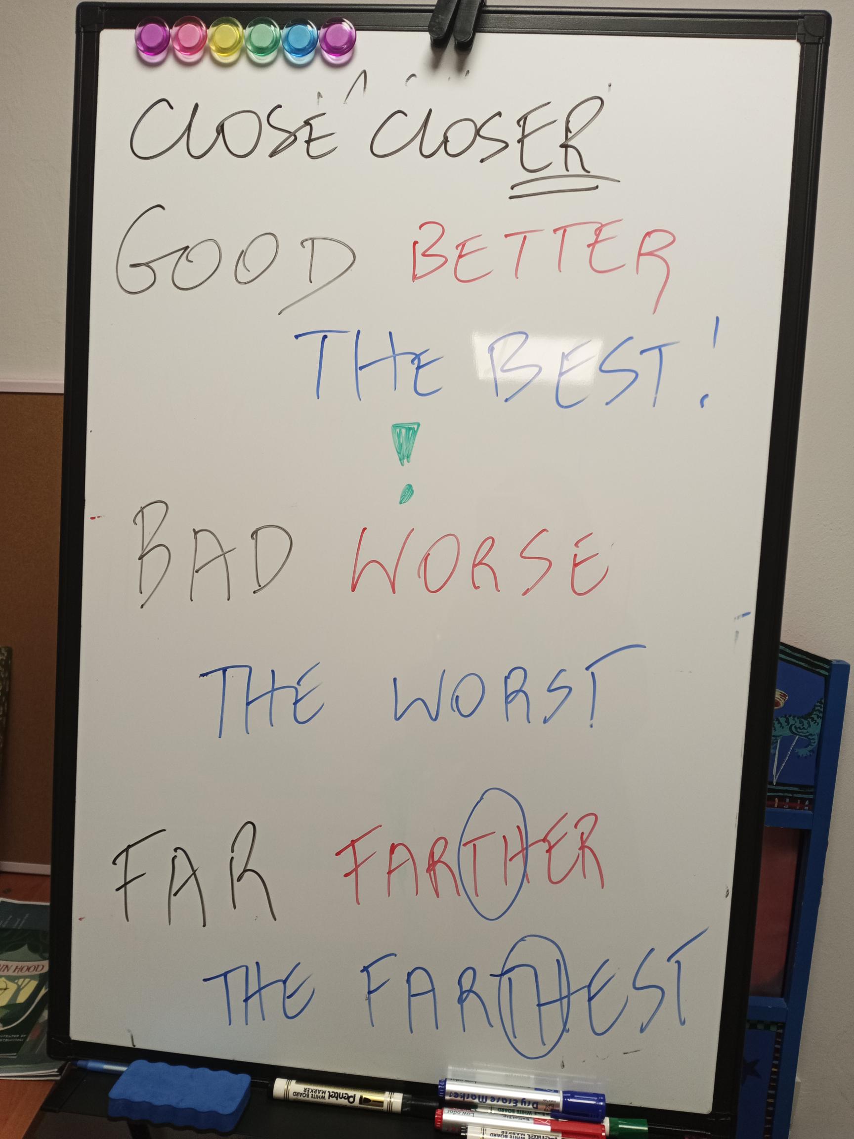 Good? Better? The best? – Teacher Joanna